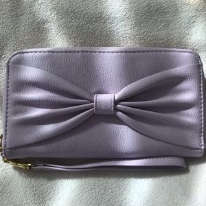 Lavender Bow Wallet